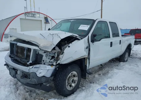 2003 Ford F-250 из США, поврежденный, VIN 1FTNW21L53ED49638
